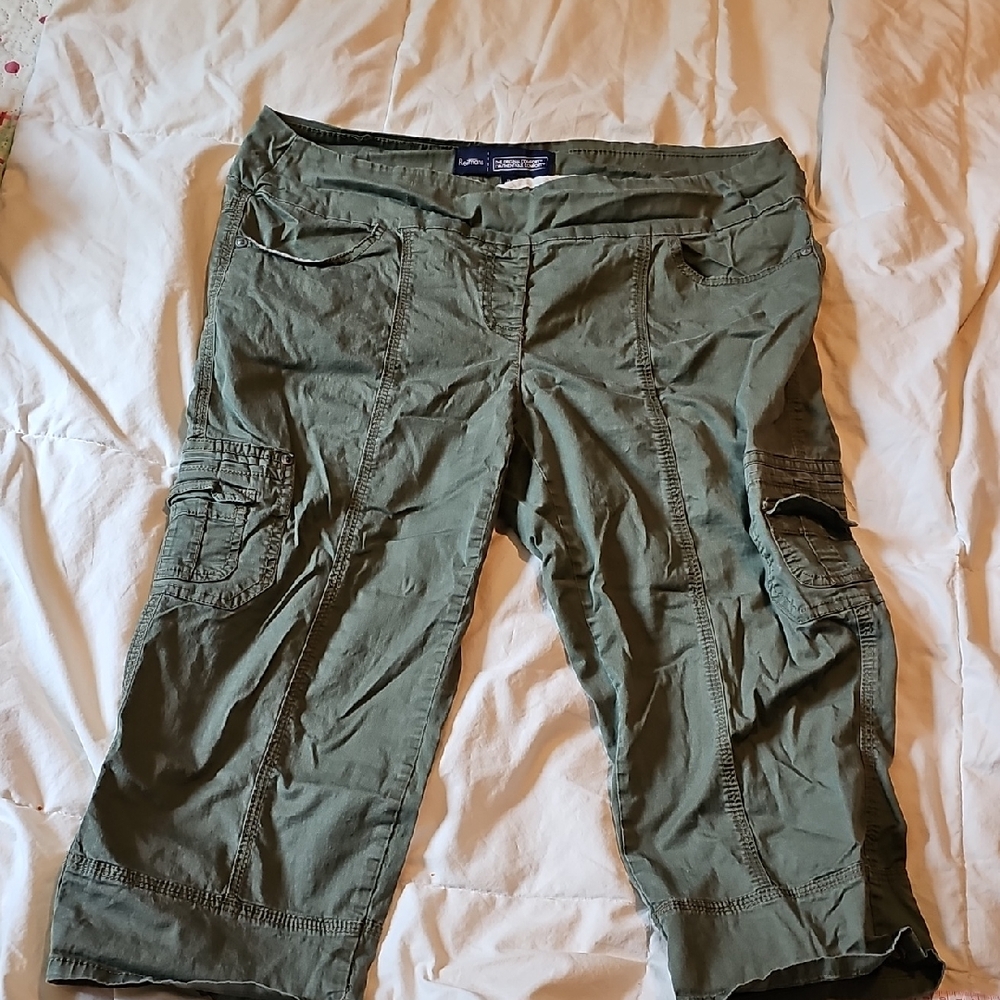 Olive Green Women's Cargo Shorts
